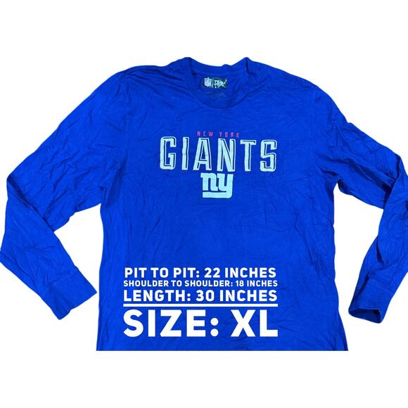 Vintage Tees - NFL Team Apparel New York Giants Logo Graphic Tee*SZ XL - Picture 2 of 4